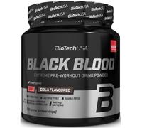 BioTech Usa, Black Blood, 300 g Pre-workout con Caffeina, Arginina Beta alanina