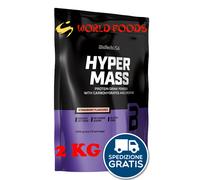 BIOTECH HYPER MASS GAINER PROTEINE AUMENTO MASSA CIOCCOLATO 2 KG BCAA CREATINA