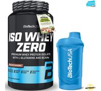 Biotech Iso Whey Zero 908 gr Proteine Isolate Siero del Latte senza Glutine + SH