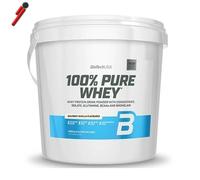 BioTech Usa, 100% Pure Whey, 4000 g Proteine del siero di latte con Bromelina