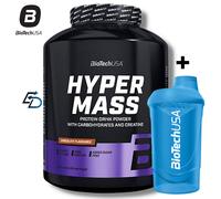 BIOTECH USA Hyper Mass 2270g - Mass Gainer con Proteine, Carboidrati + Shaker