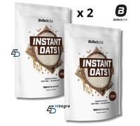 BIOTECH USA - Instant Oats 1 Kg x 2 = 2 Kg Farina di Avena Istantanea