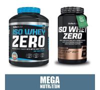 Biotech USA Iso Siero di Latte Zero 20 Sapori 4 Misure Proteine Isolate Con Bcaa
