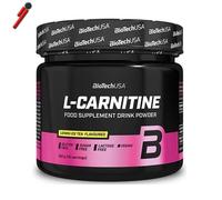 Biotech Usa, L-Carnitine, 150 g Carnitina con Zinco Cromo Te Nero