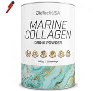 Biotech Usa, Marine Collagen, 240 g Collagene marino con Vitamina C