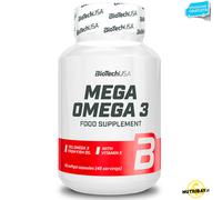 Biotech Usa Omega 3 90 perle Olio di Pesce Epa Dha con Vitamina E aggiunta