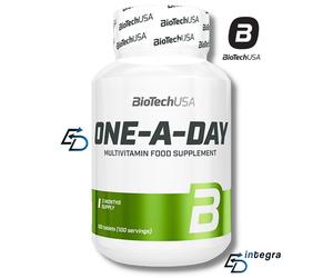 BIOTECH USA - One a Day 100 cpr Multivitaminico Multiminerale Alto Dosaggio
