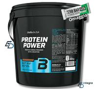 BIOTECH USA Protein Power 4 kg Proteine del Siero Latte, Soia, Caseine, Isolate