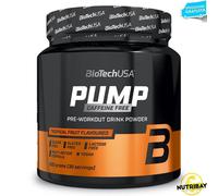 BIOTECH USA PUMP CAFFEINE FREE - 330 gr PRE WORKOUT SENZA CAFFEINA