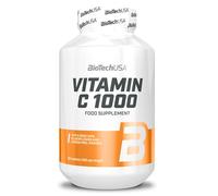 BIOTECH USA - Vitamin C 1000 100 cpr X2 = 200 cpr Vitamina C con Rosa Canina