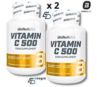 BIOTECH USA - VITAMIN C 500 120 cpr x 2 Masticabile Vitamina C