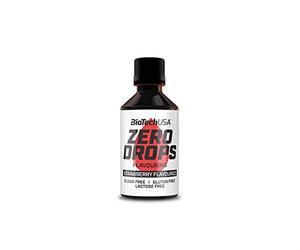 Biotech USA Zero Drops Flavouring, 50ml Flasche , Erdbeere