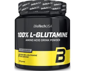 BioTechUSA 100% L-Glutamine polvere con amminoacidi 240 g