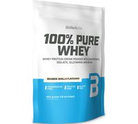 BioTechUSA 100% Pure Whey proteine dal siero del latte confezione piccola aroma Bourbon Vanilla 454 g