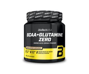BioTechUSA BCAA + Glutamine Zero 480 g Peach Ice Tea