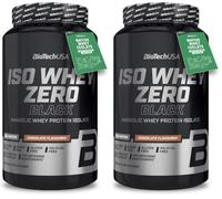 BioTechUSA Iso Whey Zero Black | a base di isolato di siero | con creatina (Confezione da 2)