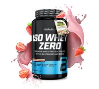 BioTechUSA Iso Whey Zero Isolato Proteine WPI Fragola 908 g