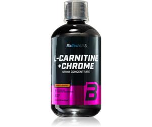BioTechUSA L-Carnitine + Chrome concentrato per la preparazione di bevande aroma Orange 500 ml