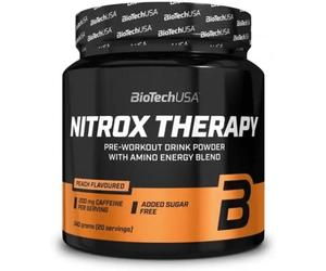 BioTechUSA Nitrox Therapy - Pre-Workout Gusto Pesca, 340g