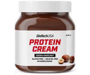 BioTechUSA Protein Cream crema spalmabile proteica Cocoa & Hazelnut 400 g