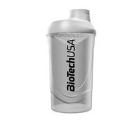 BioTechUSA Wave Shaker | Bottiglia shaker | 100% a prova di perdite | Mis 600 ml