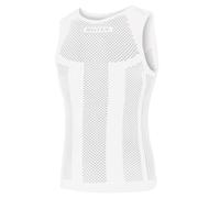 BIOTEX Canotta a Rete Piuma Unisex Maglietta, Design Senza Cuciture, Traspirante, per Sport e attività all'Aperto, Bianco, Taglia I (XS-S)