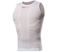 BIOTEX Canotta Rete Sun Traspirante Unisex per Ciclismo e Running, Intimo Tecnico Sportivo Ideale per L'Estate, Bianco, Taglia II (M/L)