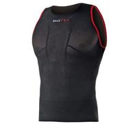 BIOTEX Canotta Rete Sun Traspirante Unisex per Ciclismo e Running, Intimo Tecnico Sportivo Ideale per L'Estate, Nero, Taglia III (XL/2XL)