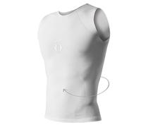 BIOTEX Canotta Reverse Unisex, Ideale per Ciclismo, Running e Sport Estremi, Design Senza Cuciture, Traspirante, Bianco, Taglia II (L-XXL)