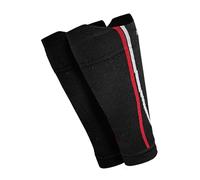 BIOTEX Gambale Booster a Compressione Graduata Pre e Post Attività Sportiva, Fascia per Polpaccio Traspirante, Nero, Taglia II