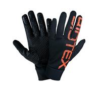 BIOTEX Guanti Thermal Touch per l'Inverno, con Tecnologia Touchscreen, Intimo Tecnico Sportivo, ideale per Ciclismo, MTB, Running e Walking, Nero/Arancio Fluo, XXL