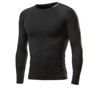 BIOTEX Maglia a Manica Lunga Fit 4.0 per Ciclismo e Running, Intimo Tecnico Sportivo, Termoregolatore Naturale, Nero, Taglia III (XL/2XL)
