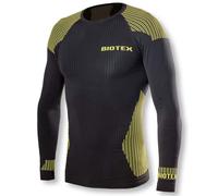 Biotex Intimo Manica Lunga 3D Hightech Seamless Nero/Giallo
