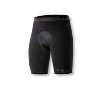 BIOTEX Pantaloncino Soffio con Fondello da Donna, Traspirante e Elasticizzato, per Ciclismo e Mountain Bike, Senza Bretelle, Nero, Taglia II (M/L)