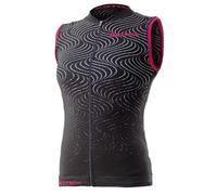BIOTEX Smanicato Soffio per Donna, Morbido e Leggero con Tasche Posteriori, Ideale per Ciclismo e Corsa, Nero, Taglia I (XS-S)