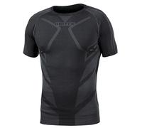 BIOTEX T-Shirt +Carbon da Uomo per Ciclismo e Running, Traspirante e Antibatterica, per L'Estate e per l'inverno, Nero, Taglia III (XL/XXL)