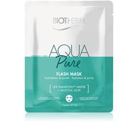Biotherm Aqua Pure Flash Mask maschera in tessuto effetto idratante per la rigenerazione della pelle 31 g