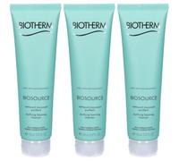 BIOTHERM Biosource Mousse Detergente Addolcente per Pelle Normale 3x15
