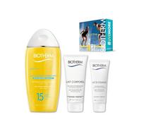 BIOTHERM CREME SOLAIRE SPF 15 200 ML.+LAIT CORP 100 ML.+GOMMAGE 75 ML.CONF. 3 PZ