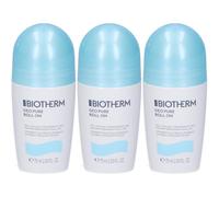 Biotherm Deo Pure Antiperspirant Roll-on 3x75 ml Roller