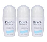 Biotherm Deo Pure Invisible Roll-on 3x75 ml Spray