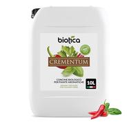 BIOTICA Concime Liquido per Peperoncino e Piante Aromatiche 10L - CREMENTUM Fertilizzante per Basilico, Prezzemolo, Rosmarino, Origano, Salvia, Menta - Migliora Crescita, Colore e Sapore