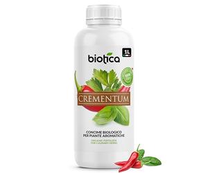 BIOTICA Concime Liquido per Peperoncino e Piante Aromatiche 1L - CREMENTUM Fertilizzante per Basilico, Prezzemolo, Rosmarino, Origano, Salvia, Menta - Migliora Crescita, Colore e Sapore