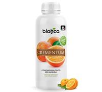 BIOTICA Concime per Agrumi Liquido 1L - CREMENTUM Fertilizzante per Limone, Mandarino e Pompelmo in Vaso e Terra con Azoto Organico e Potassio - Migliora Crescita, Fruttificazione e Qualità dei Frutti