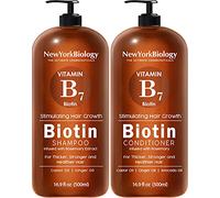 Biotin Shampoo e Balsamo Set 500 ml per capelli diradati - Formula ispessente per il trattamento della perdita dei capelli - per uomini e donne - Anti forfora - La confezione può variare
