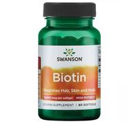 Biotina 10 000 mcg 60 gel capsula Swanson