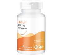 Biotina 10 mg - 180 compresse, ad alto dosaggio, vegana, per 1/2 anno | Vitam...