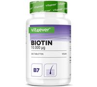 Biotina 100 mcg 365 Compresse Alta Biodisponibilità D Biotina per Pelle Capelli
