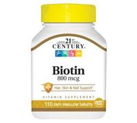 Biotina 110 Compresse 800 Mcg Di 21St Century