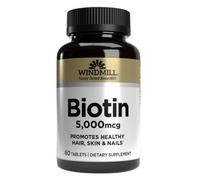 Biotina 60 Compresse 5000MCG Di Windmill Health